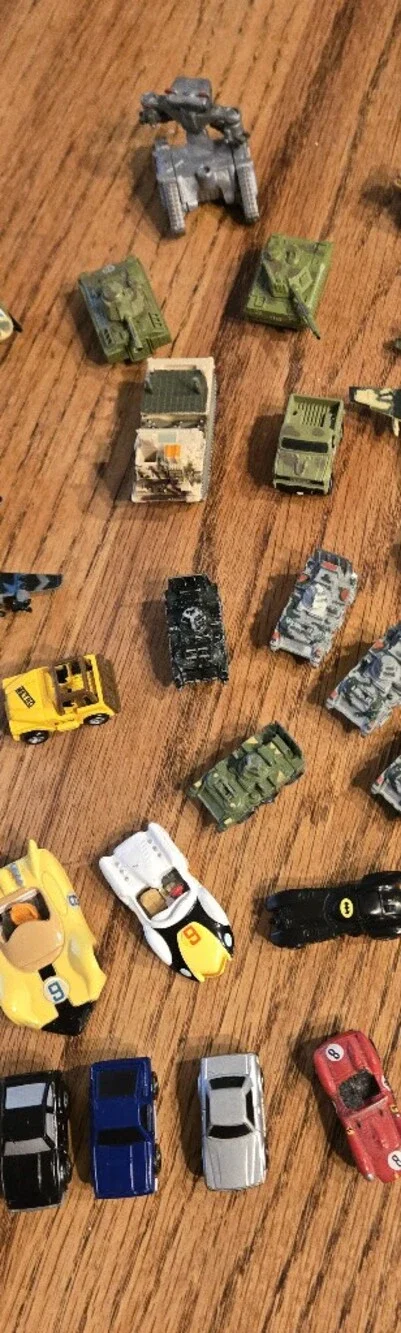 Lot Of 57 Micro Machines Military Airplanes  Trucks Cars Farm Boats